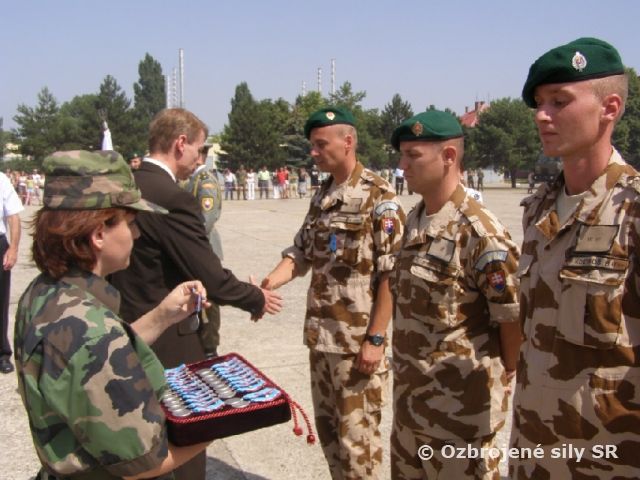 Medaily pre ženistov z operácie ISAF Afganistan