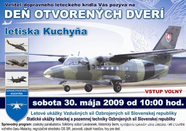 Deň otvorených dverí letiska Kuchyňa